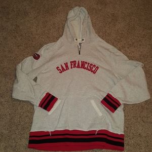 NFL Vintage SF 49ers Hooded Sweatshirt 2XL